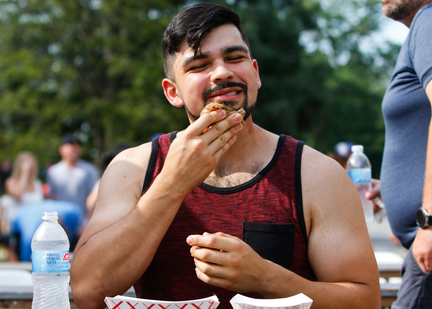 Pierogi Fest eating contest